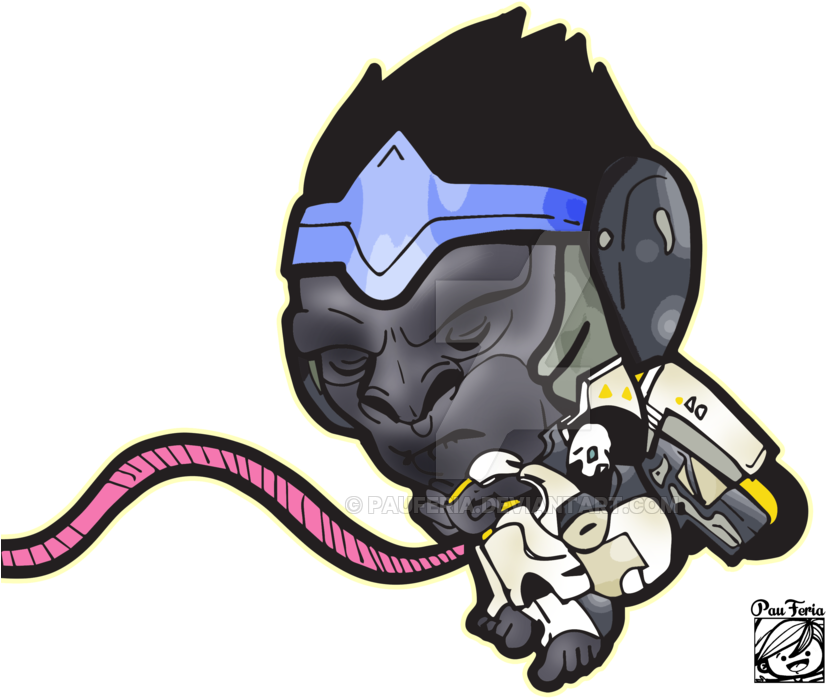Winston Transparent Baby Fanart - Winston (1024x744), Png Download