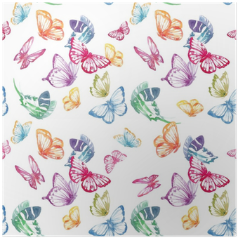 Watercolor Butterfly (400x400), Png Download