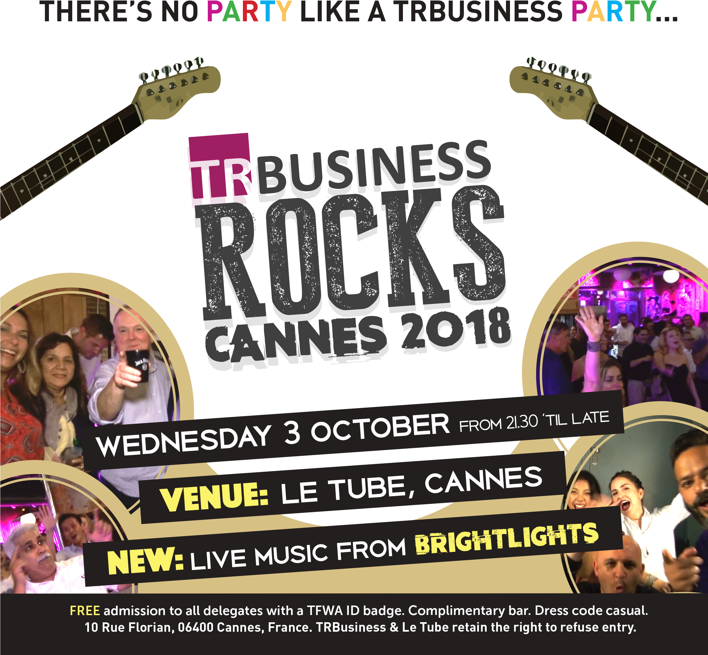 V2 Trbusiness Rocks Cannes18 October - October 18 (2459x2329), Png Download