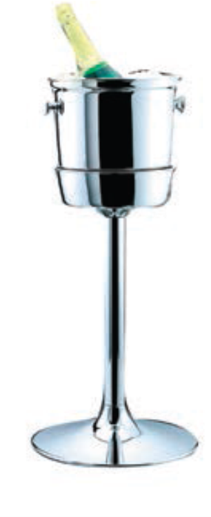 Ice Bucket Stand - Wine Glass (858x792), Png Download