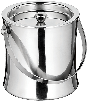 Stainless 60 Oz. Double-wall Ice Bucket (400x400), Png Download