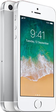 Iphone Se White Repair Santa Barbara - Apple Iphone Se 32gb Silver (402x439), Png Download