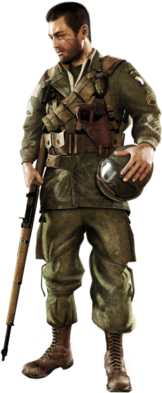2005 - Baker Png Brothers In Arms (374x600), Png Download