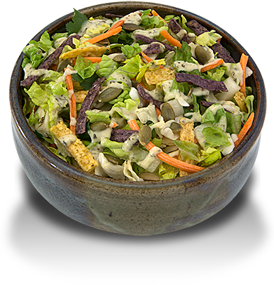 Josie's Organics Southwest Chopped Salad Bowl - Fattoush (390x416), Png Download