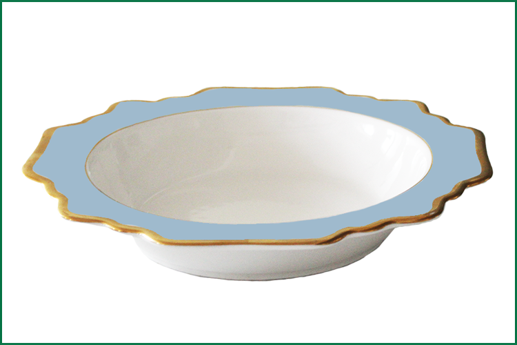 Wholesale 9 Inch Gold Ceramic Salad Bowl, Porcelain - Tableware (750x500), Png Download