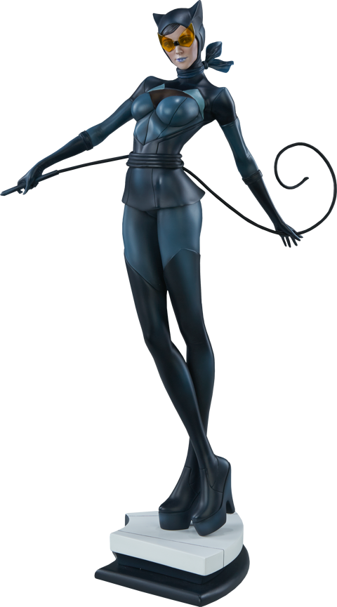 Catwoman Statue - Catwoman (480x865), Png Download