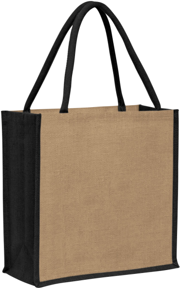 Two Tone Jute Bag (700x700), Png Download