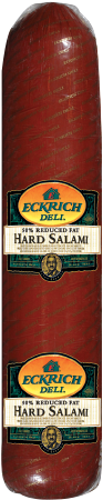 Lo Fat Hard Salami - Eckrich Hard Salami Stick Deli - Salami (450x450), Png Download