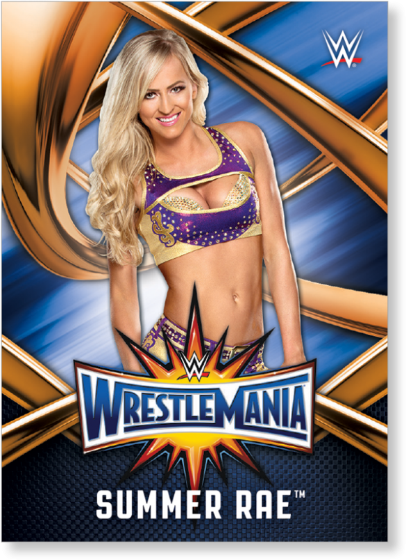 Summer Rae - Wwe Trading Cards 2017 (1440x975), Png Download