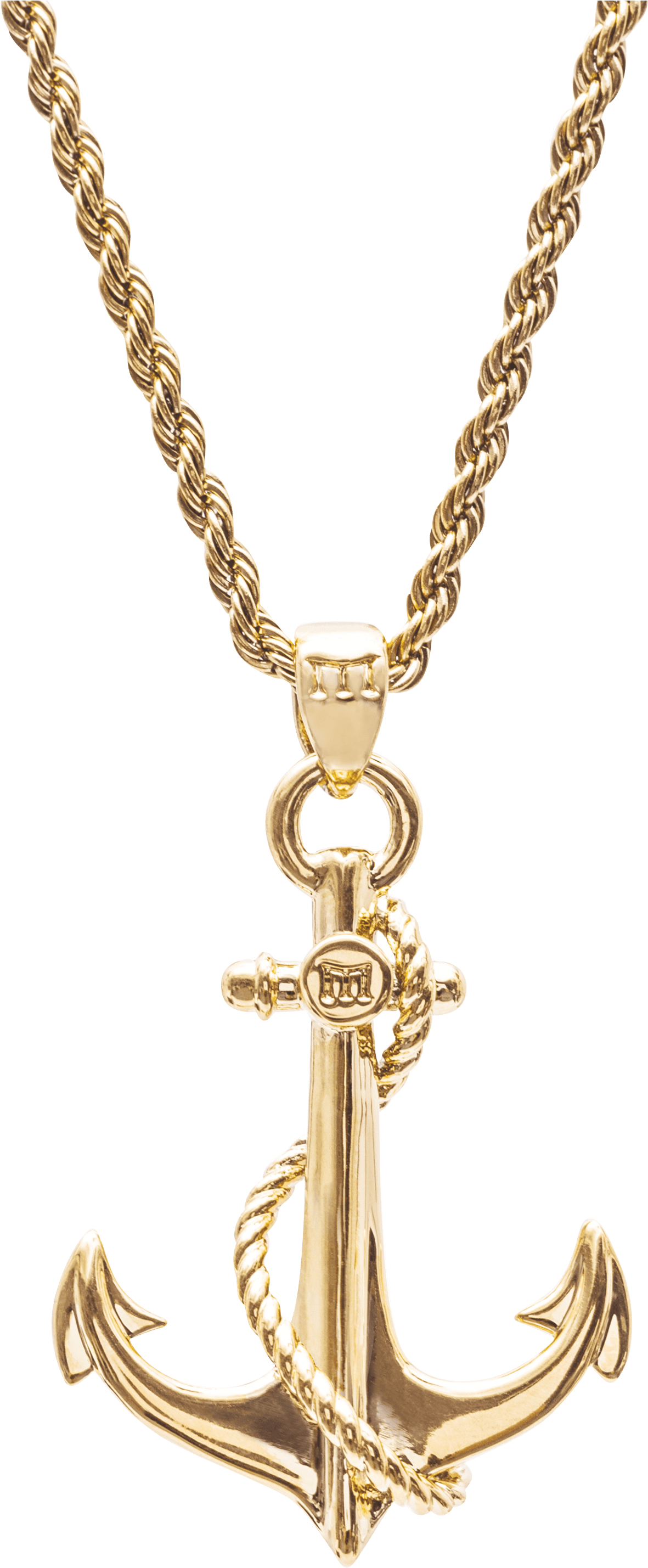 Anchor Chain - Anchor Necklaces (3000x2999), Png Download