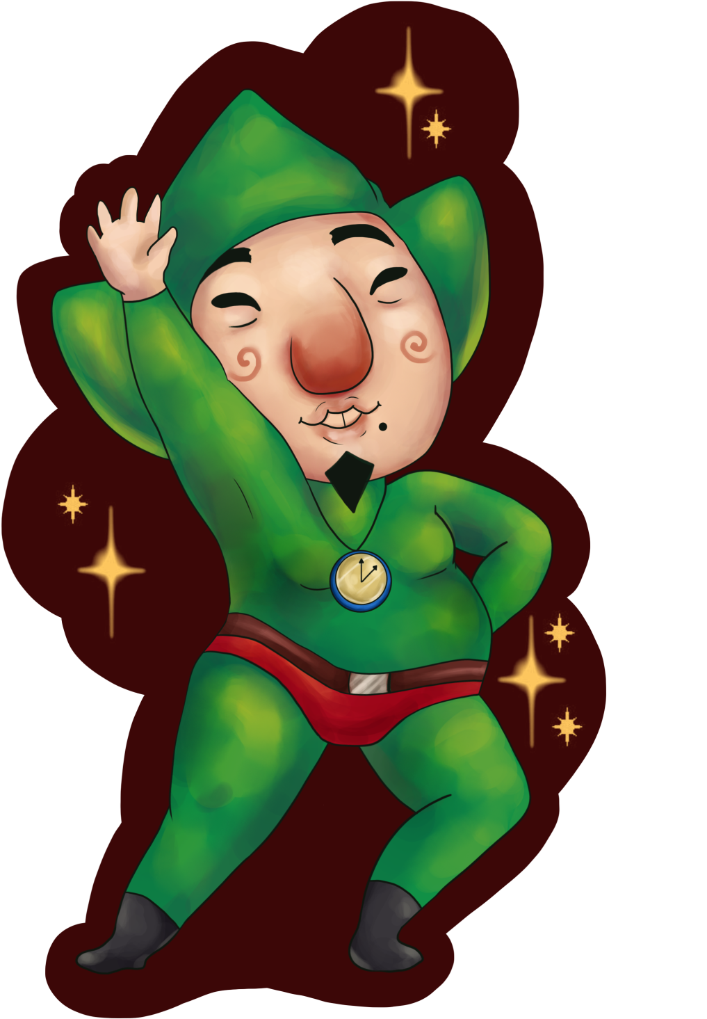 Wind Waker Tingle By Mysticmagix - Tingle Wind Waker (1280x1656), Png Download