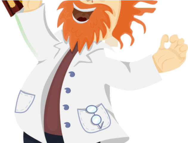 Mad Scientist Clipart (640x480), Png Download