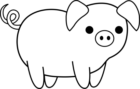 Science Clipart Black And White Free Download Best - Animal Clip Art Black And White (550x352), Png Download
