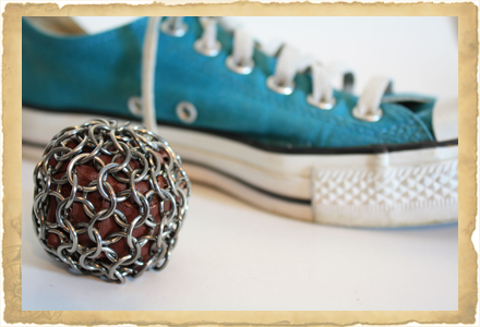 The Chainmail Hacky Sack Is Relatively New, And Definitely - Etsy (440x300), Png Download
