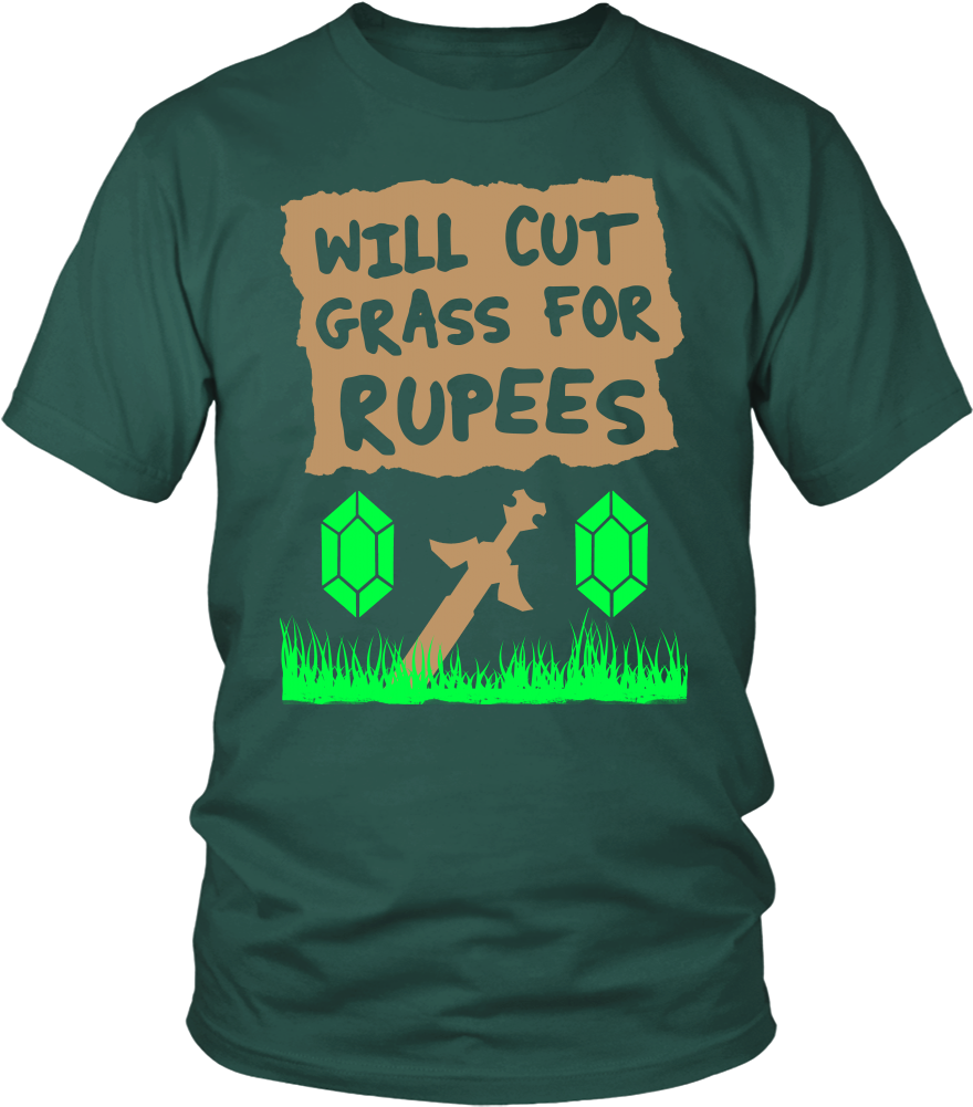 Will Cut Grass For Rupees T-shirt - Colorful German Shepherd Shirt (1000x1000), Png Download