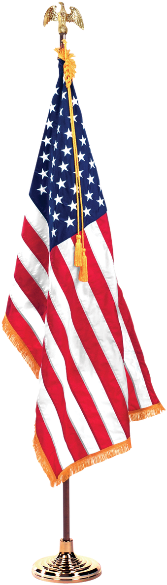American Flag Cermonial Gift Set - Flag Usa No Wind (758x1280), Png Download