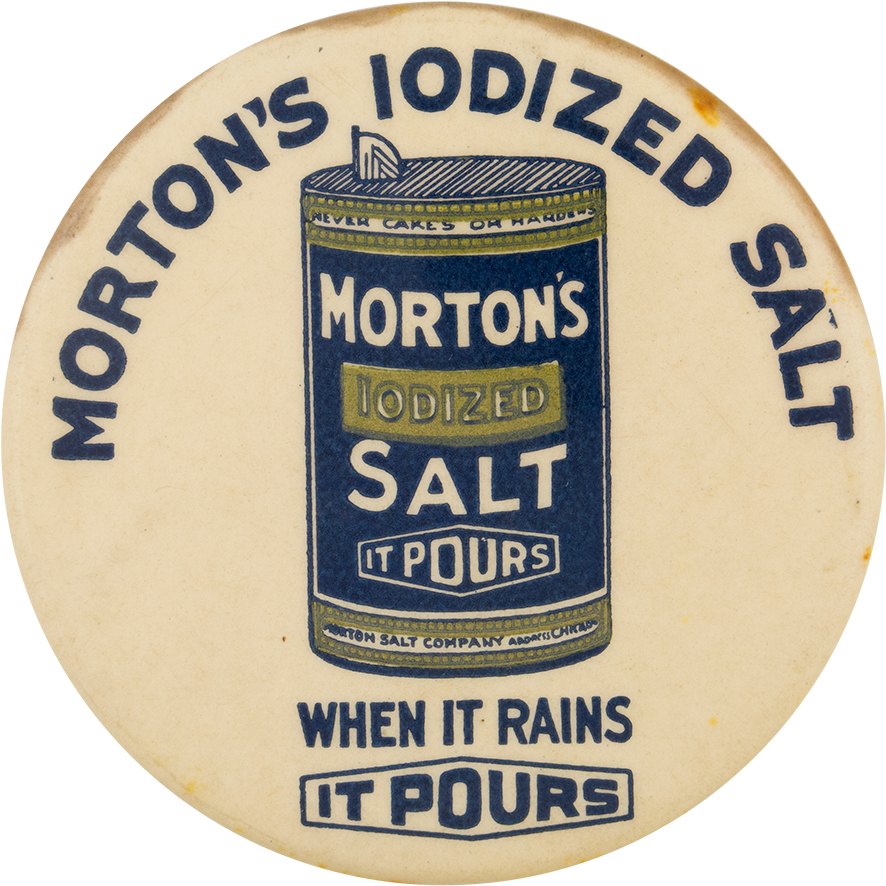 Morton's Iodized Salt - Morton Salt (1000x976), Png Download