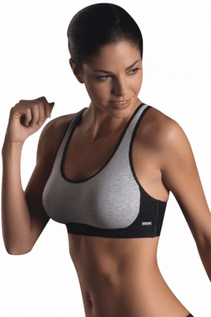 Jockey Women Cotton Racer Back Sports Bra - Bra (300x450), Png Download