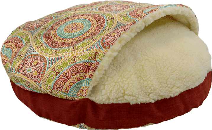 Cozy Cave Pet Bed In Poly Cotton Snoozer Cozy Cave - Snoozer Cozy Cave Orthopedic Indoor/ Outdoor Pet Bed (800x800), Png Download