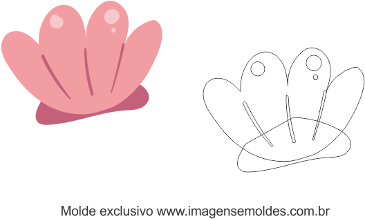 Personagem Fundo Do Mar Concha Png (600x410), Png Download