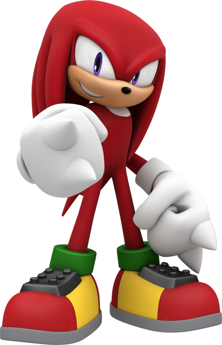 Knuckles The Echidna By Mintenndo-d83niyh - Knuckles The Echidna 3d (718x1112), Png Download