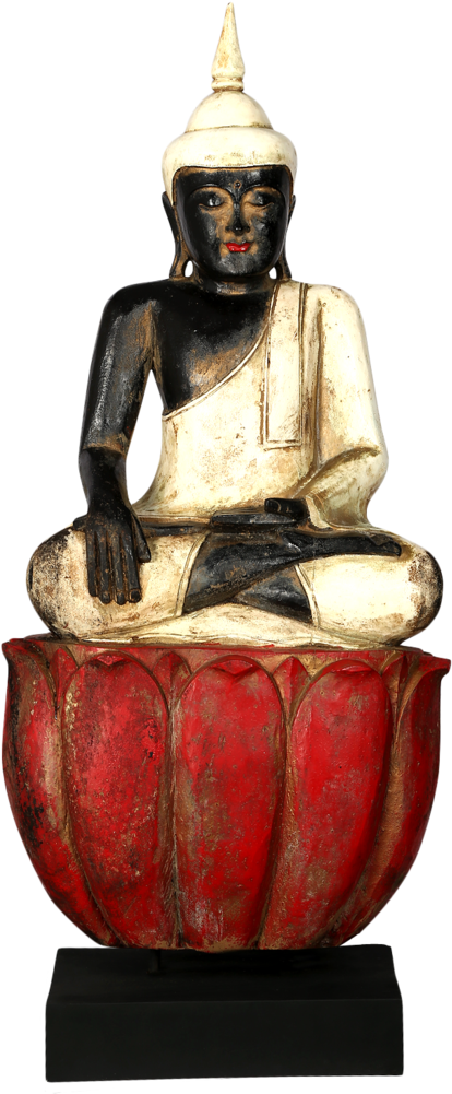 Itlbl Lotus Buddha Statue - Statue (1024x1024), Png Download