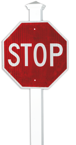 Street Sign Pole Png - Owl And Stop Sign (264x500), Png Download