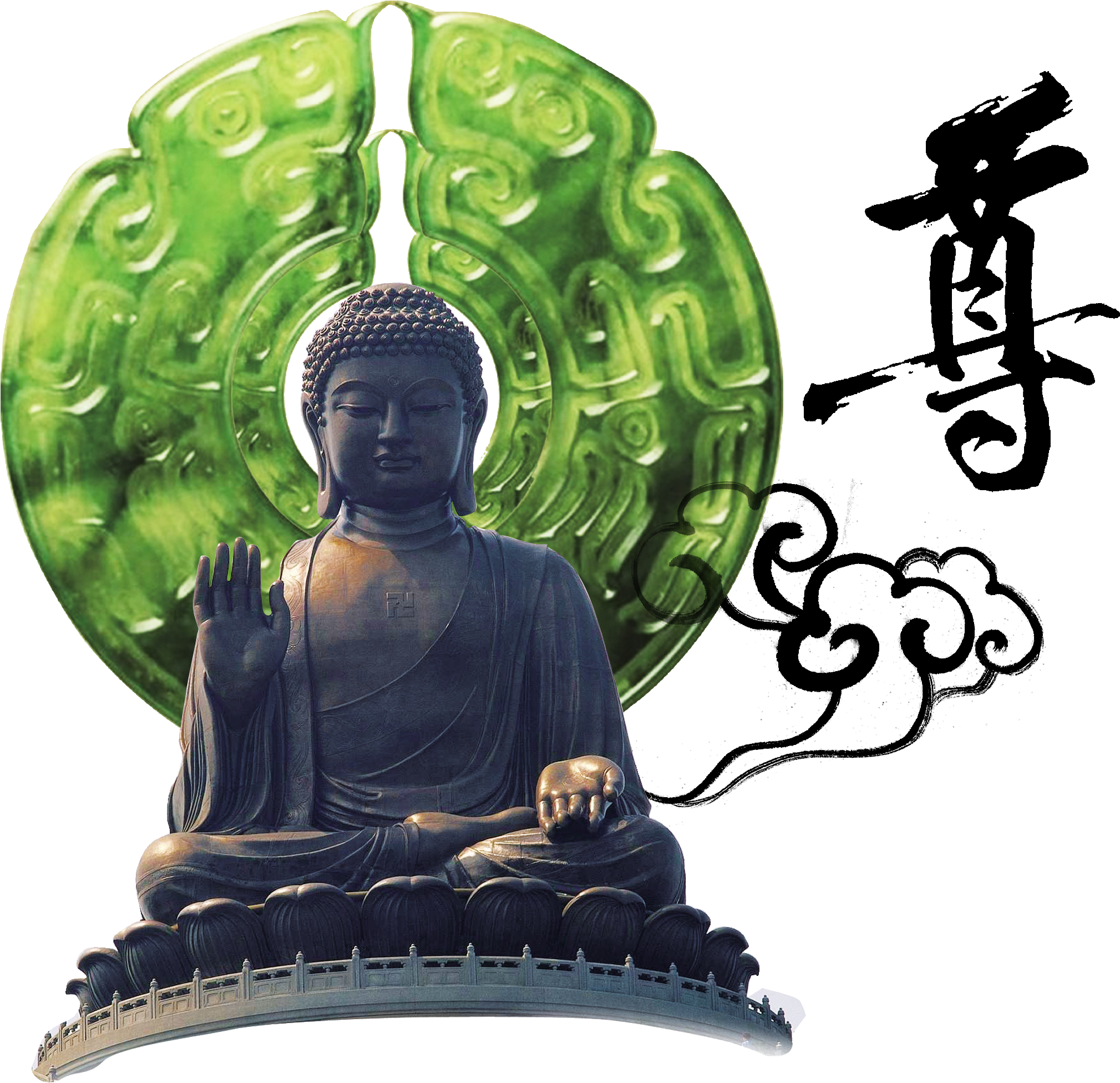 Respect For The Respect And Respect Of Chinese Style - Tian Tan Buddha (2953x2441), Png Download