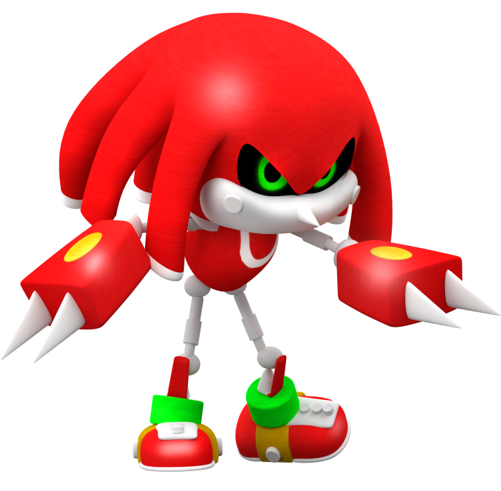 Sonic The Hedgehog Metal Knuckles (741x749), Png Download