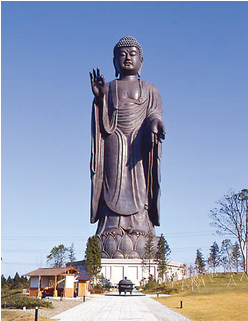 Ushiku Daibutsu, The Great Buddha Of Ushiku, Is A 30 - Ushiku Great Buddha (480x320), Png Download