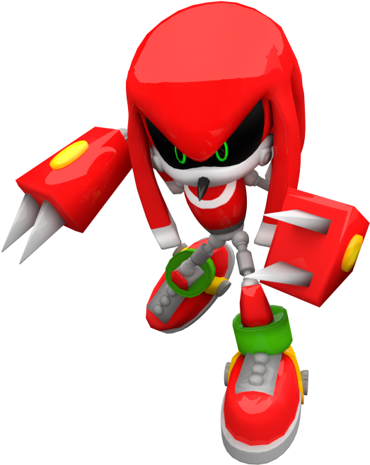 Metal Knuckles 3d - Sonic Metal Knuckles (535x682), Png Download