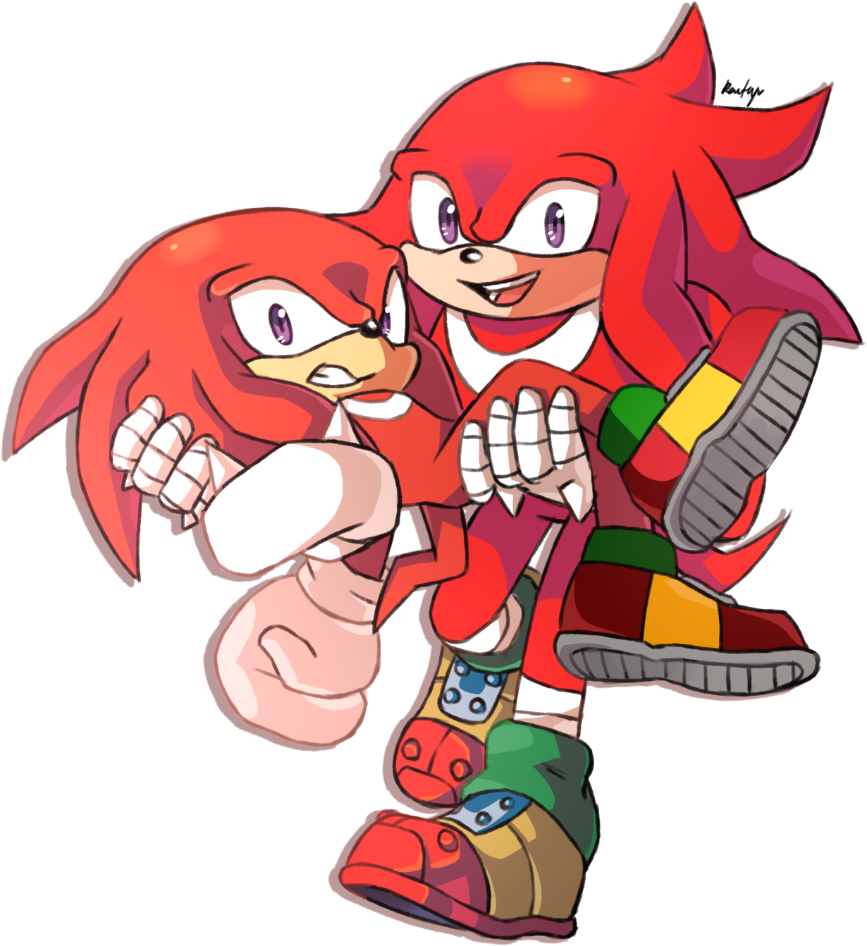 Download Knuckles The Echidna Birthday Knuckles And Boom Knuckles