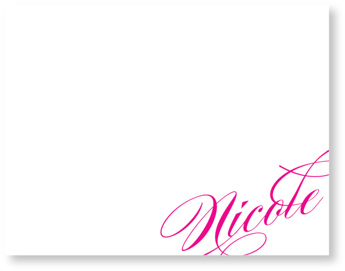 Personal Custom Stationery Note Card (1000x824), Png Download