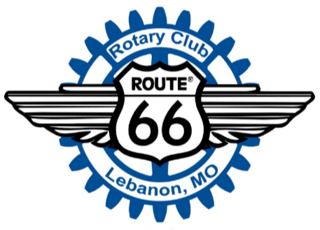 Rotary Route 66 5k Run Of Lebanon Logo - Rotary Club Of Fort Myers (456x456), Png Download