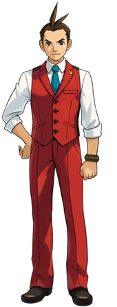 The - Apollo Justice Cosplay (346x450), Png Download