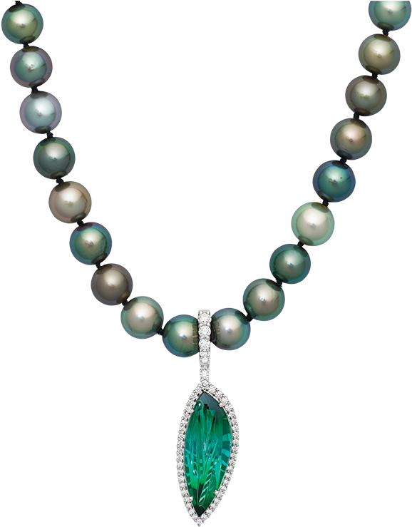 Pair A Pieter Andries Pendant With A Gold Chain, Italian - Tory Burch Silver Chain Link Necklace (768x768), Png Download