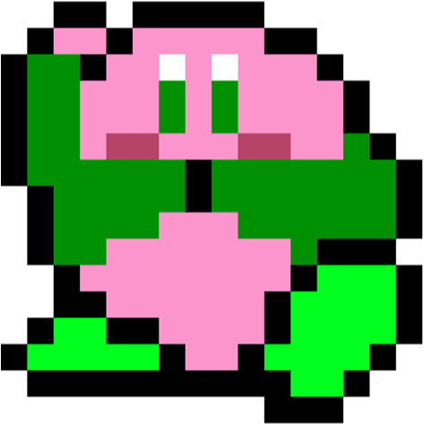 Kirby Star Allies - Imagenes De 8 Bits (511x522), Png Download