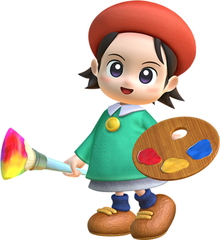 196kib, 439x479, 1531122744297 - Kirby Star Allies Adeleine And Ribbon (439x479), Png Download