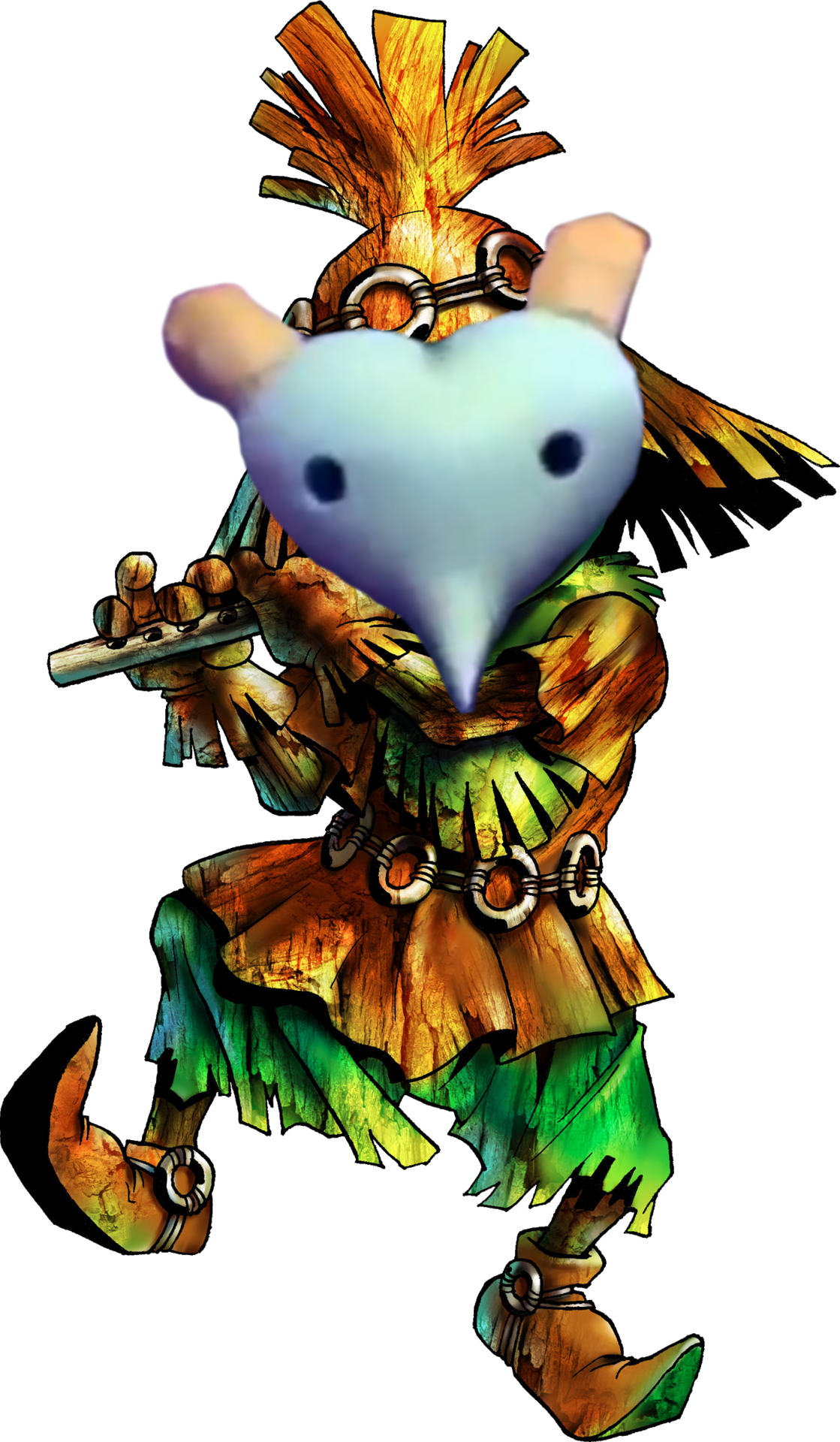 Kirby Star Allies Kirby Void Termina Queue Mod Flamberge - Skull Kid (1119x1920), Png Download