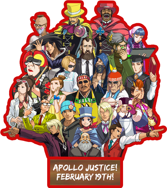 Imagen Enviada - Apollo Justice Ace Attorney (570x642), Png Download