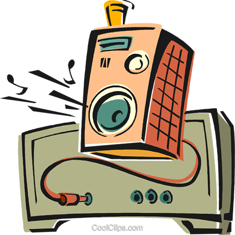 Speaker Royalty Free Vector Clip Art Illustration (480x480), Png Download