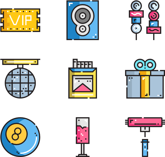 Night Party - School Facilities Icon Png (600x564), Png Download