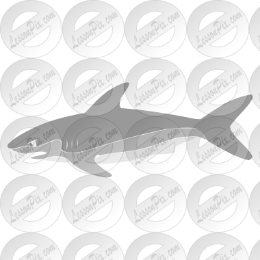 Free Cartoon Shark Clipart, Shark Outline And Shark - Clip Art (380x380), Png Download