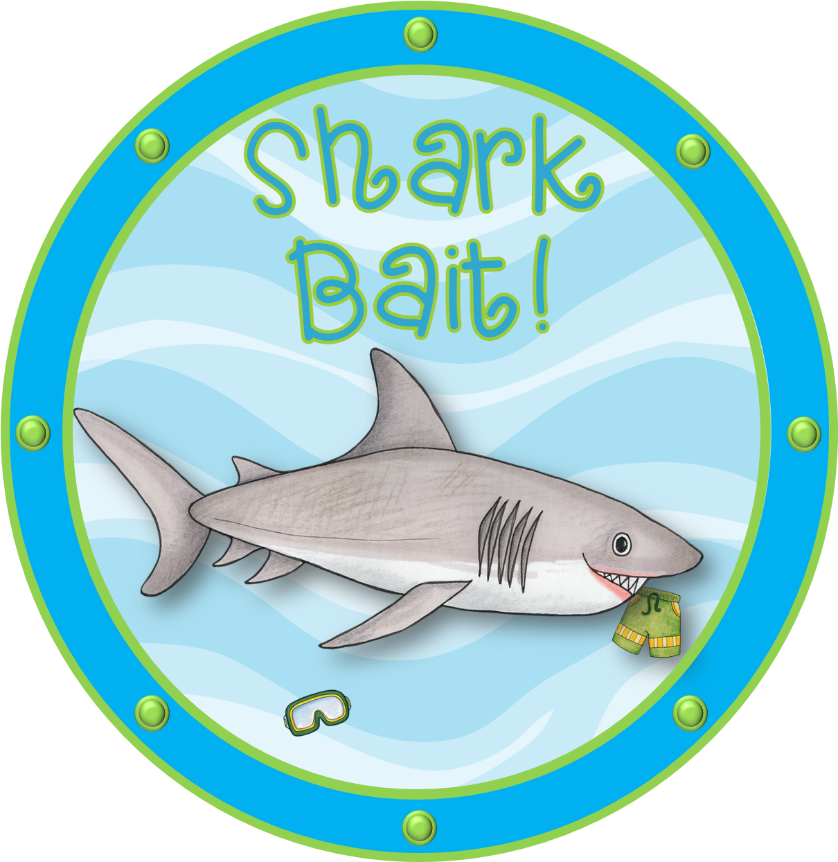 Shark Clipart Teacher - Shark Bait Clipart (1460x1243), Png Download