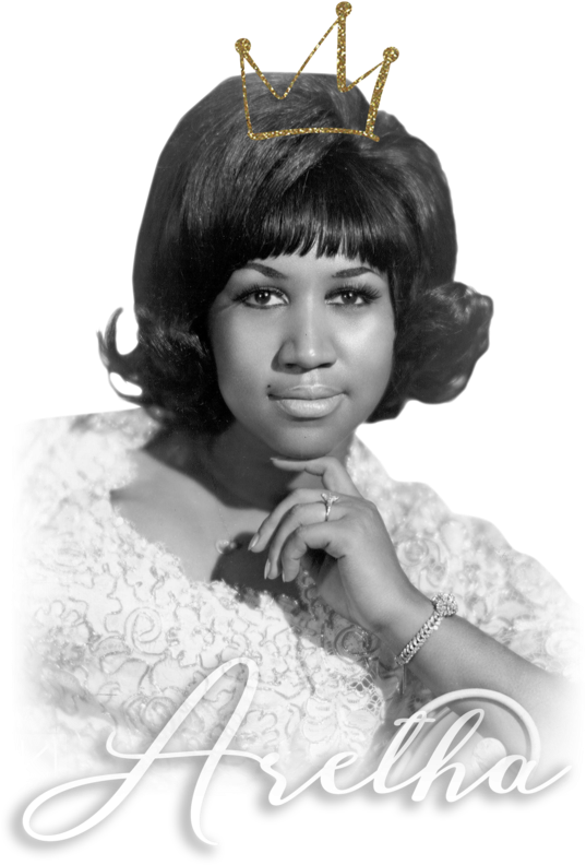 Aretha Franklin Rip Queen Of Soul Gold Glitter Crown - Rest In Heaven Queen Of Soul (547x800), Png Download