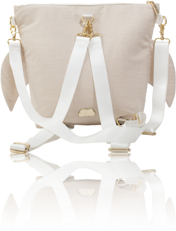 Nikiani Forever Young Convertible Mommy Bag Set - Silver Wet Diaper Bags By Nikiani - Silver Forever (1024x864), Png Download