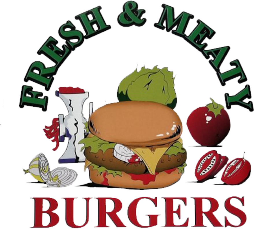 Burger Clipart Top View - Fresh And Meaty Burgers, Inc. (925x800), Png Download