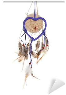 A Dream Catcher With Feathers Isolated Over White Wall - Dreamcatcher (400x400), Png Download