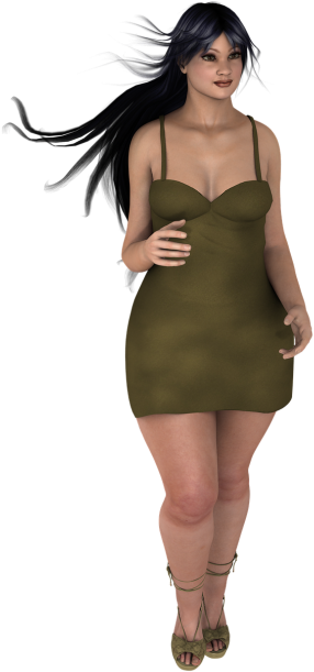 Girl (500x647), Png Download