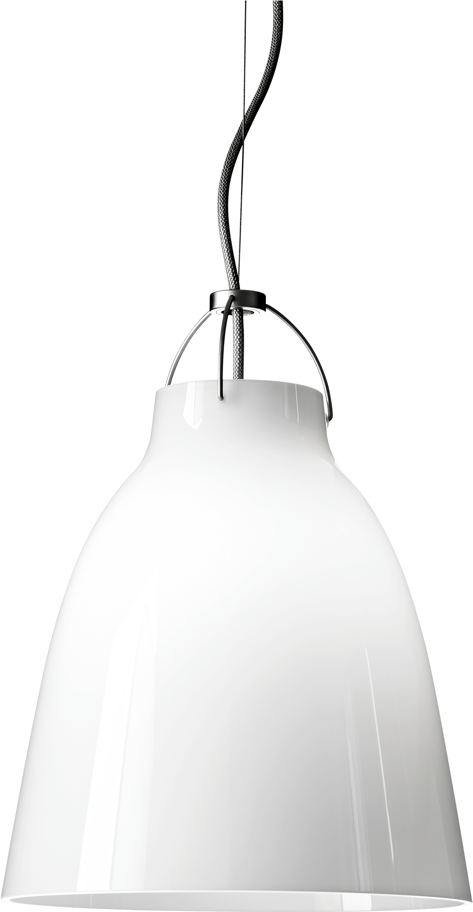 New - Caravaggio Opal Pendant P2 6m Cord, White (1600x1840), Png Download